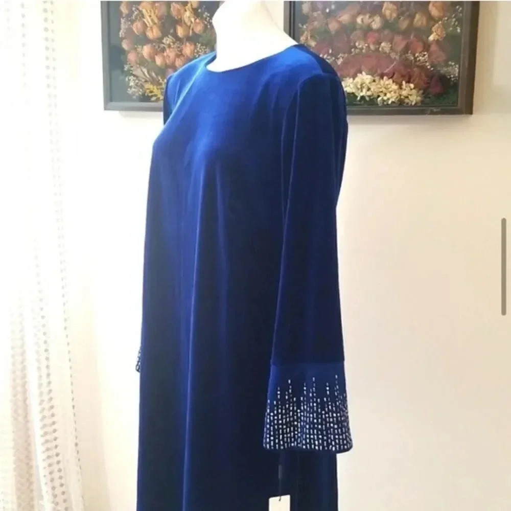 Calvin Klein Velvet Dress - Picture 7 of 16
